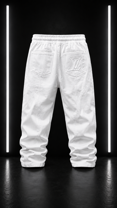 FIRE White Signature Pants