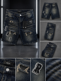 AMIRI- Distressed Denim ShortsFIRE
